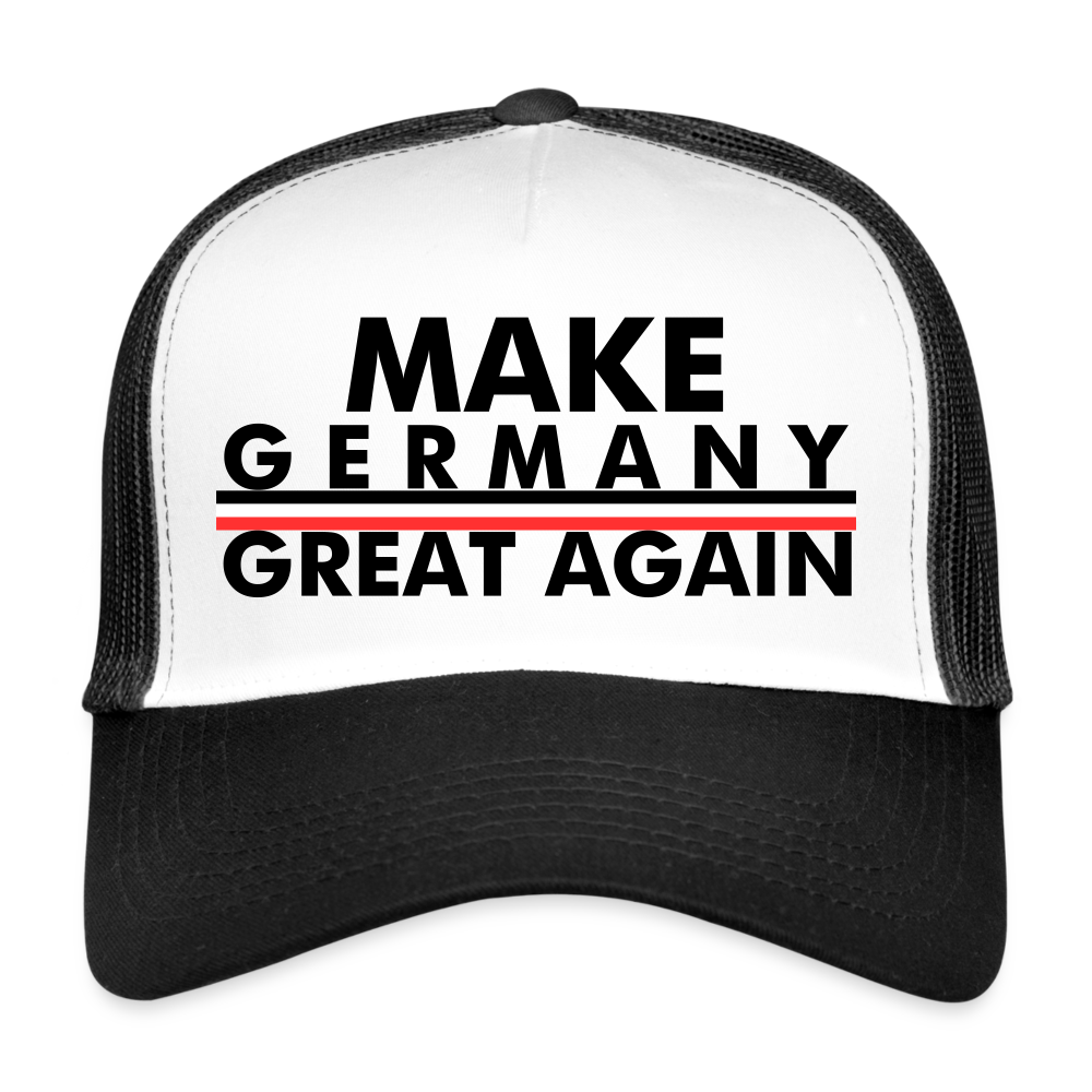 Trucker Cap MAKE GERMANY GREAT AGAIN - Weiß/Schwarz