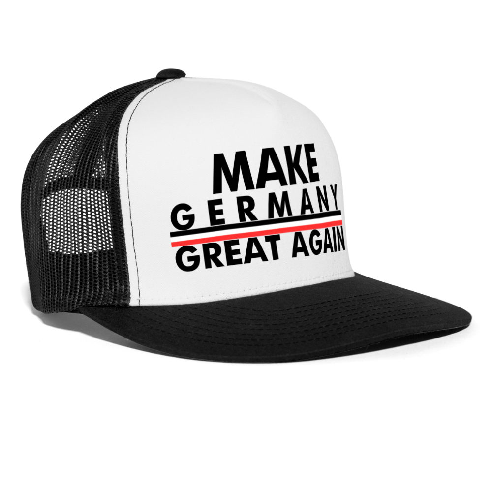 Trucker Cap MAKE GERMANY GREAT AGAIN - Weiß/Schwarz