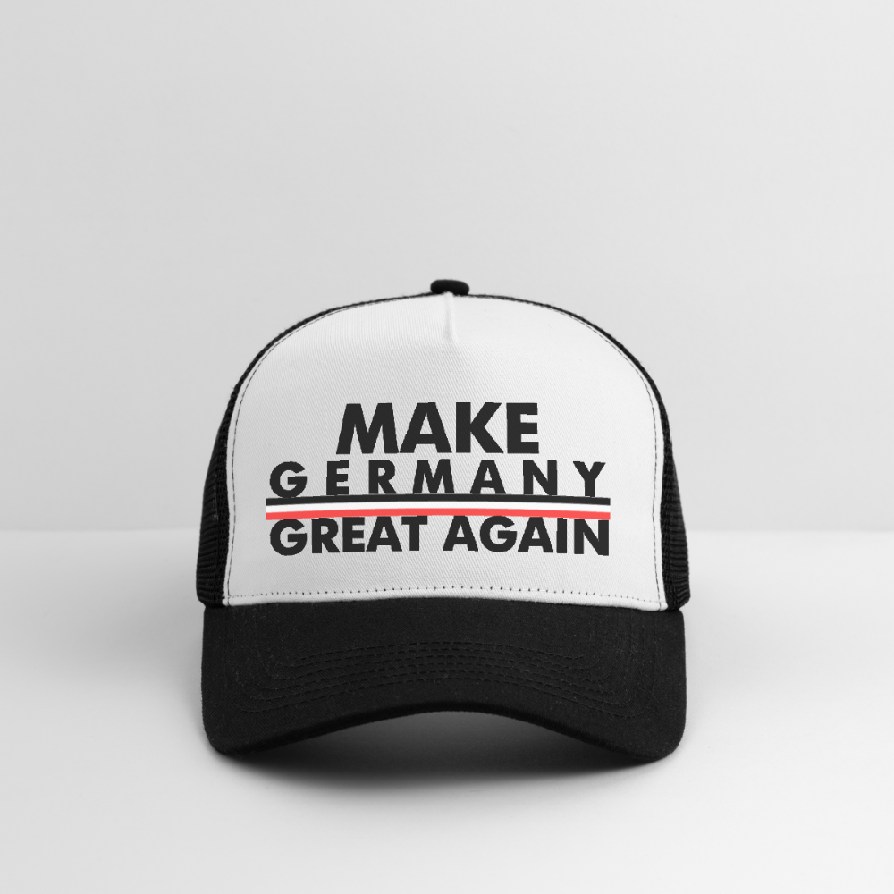 Trucker Cap MAKE GERMANY GREAT AGAIN - Weiß/Schwarz