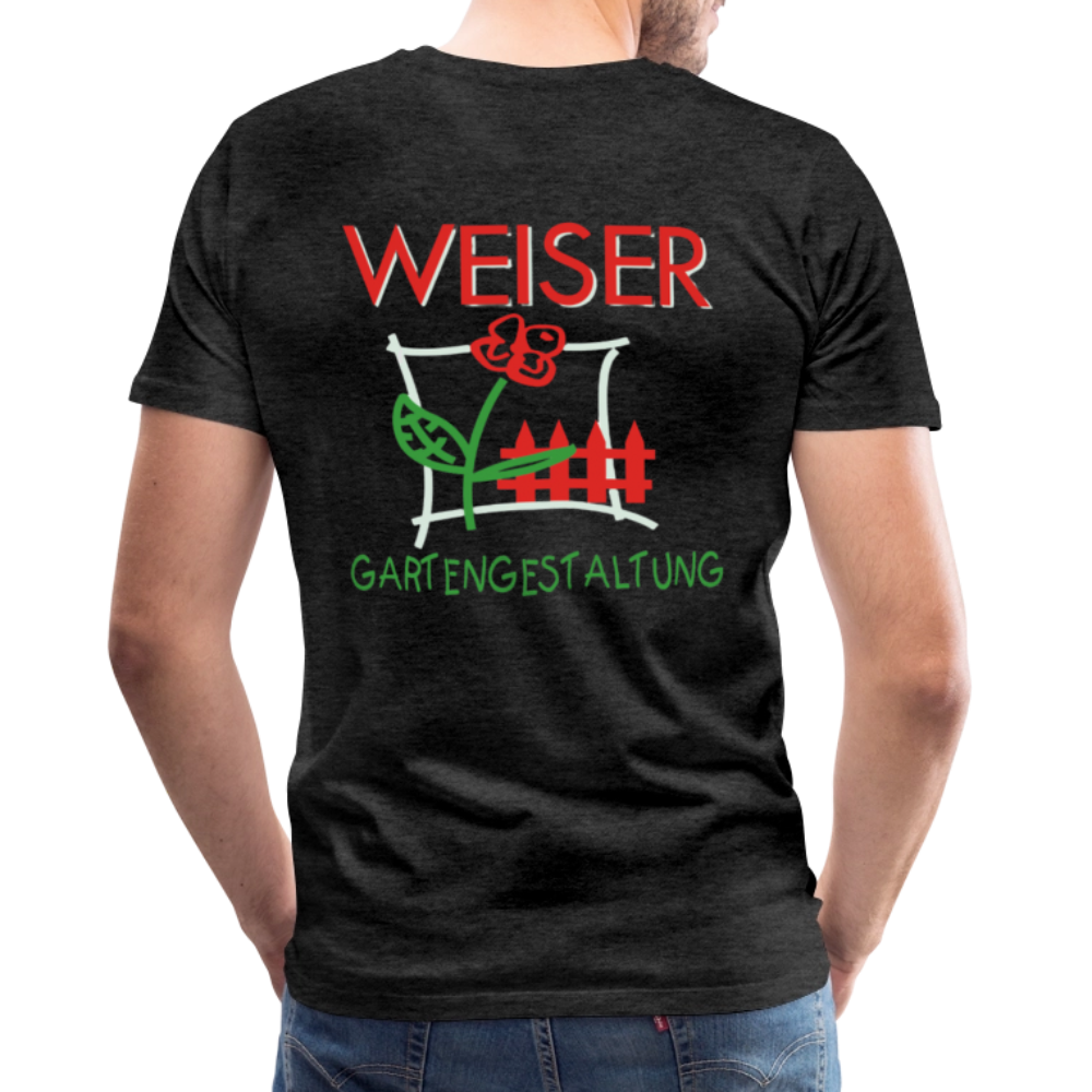 Männer Premium T-Shirt WEISER - Anthrazit
