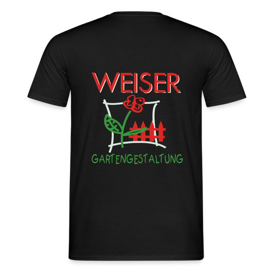 WEISER Männer T-Shirt - Schwarz