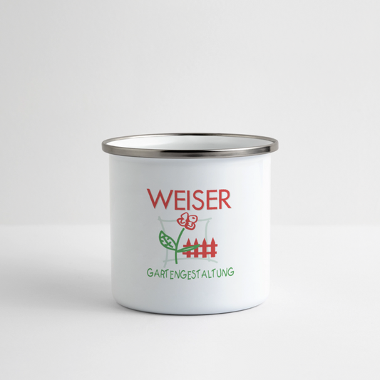 Emaille-Tasse WEISER - Weiß