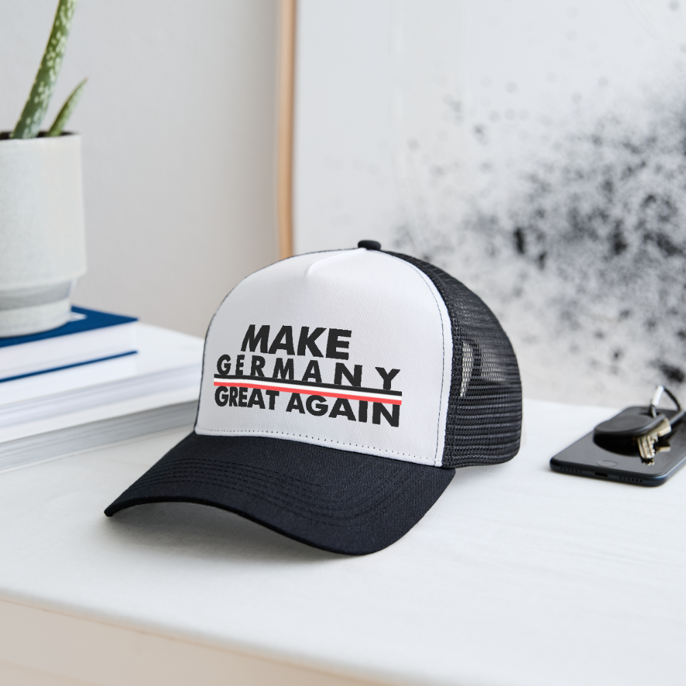 Trucker Cap MAKE GERMANY GREAT AGAIN - Weiß/Schwarz